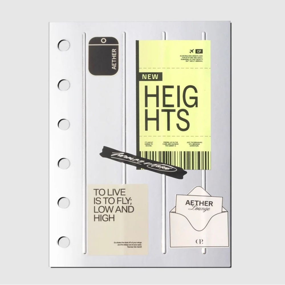 Cloth & Paper New Heights Travel Dashboard + Sticker Sheet | Pocket Rings
